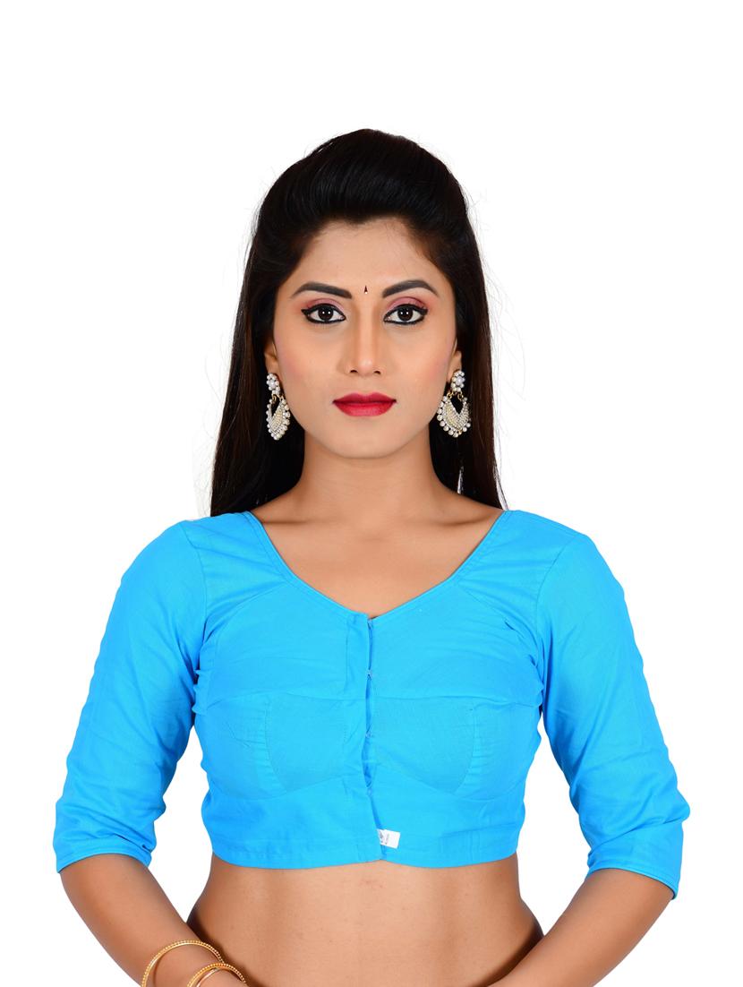 plain regular blouse - 18592148 - Zoom Image - 0