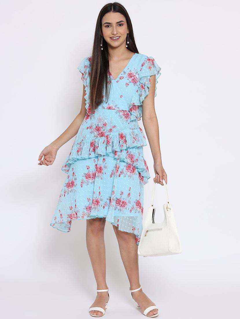 women's tiered dress floral dress - 18592723 - Zoom Image - 0