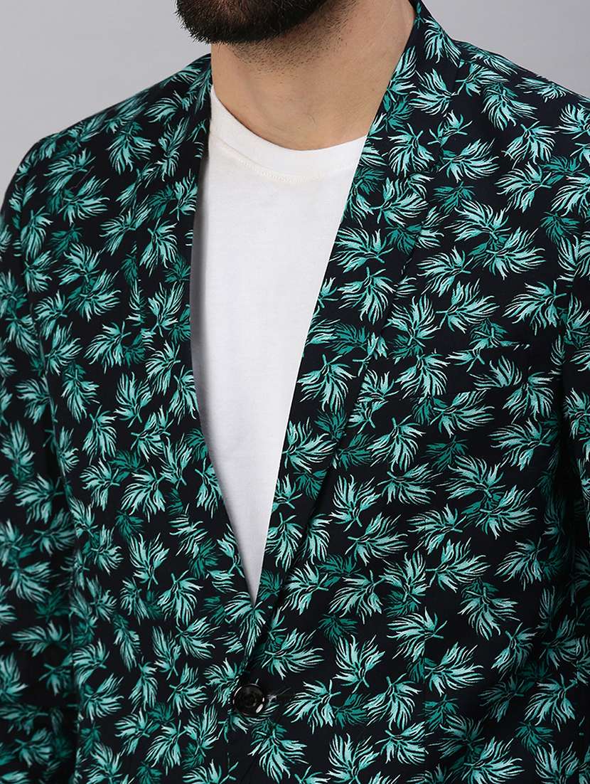 printed single breasted casual blazer - 18593124 -  Standard Image - 5
