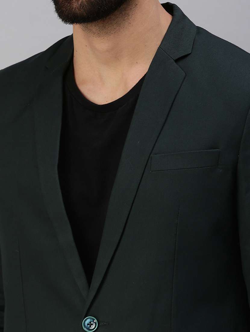 solid single breasted casual blazer - 18593134 -  Standard Image - 5