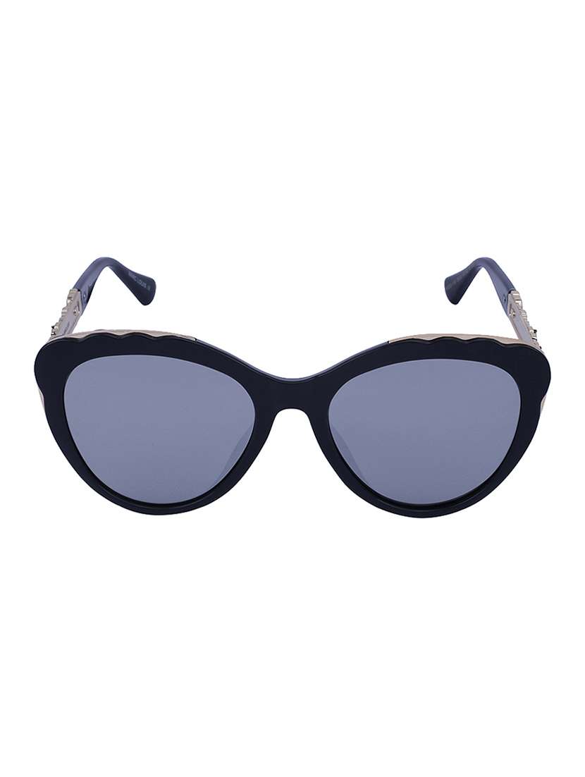 men oval frame grey sunglasses