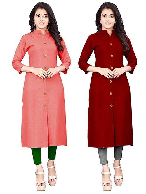women's kurta combo - 18594546 - Standard Image - 0