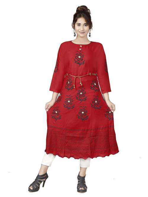 women's a-line kurta - 18594561 -  Standard Image - 0