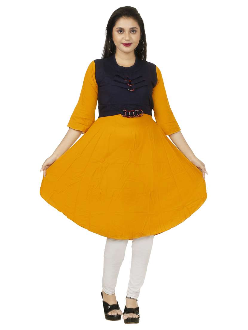 women's flared kurta