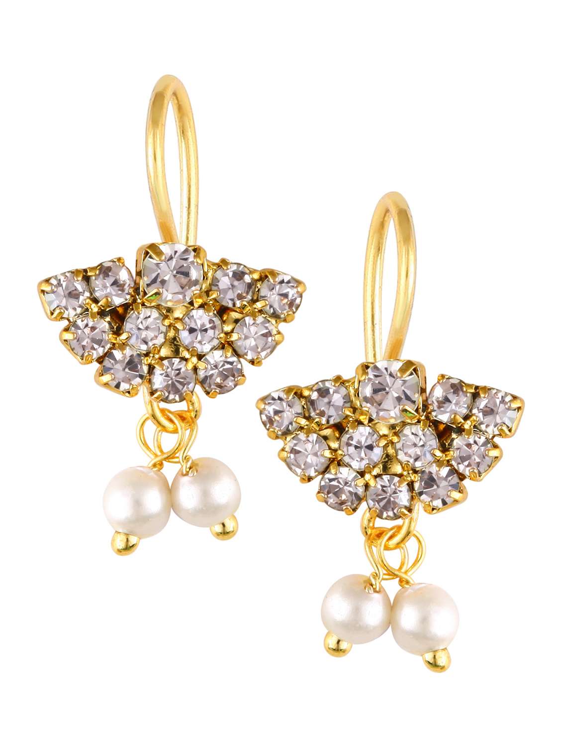 white brass earcuff earring - 18595259 - Zoom Image - 0