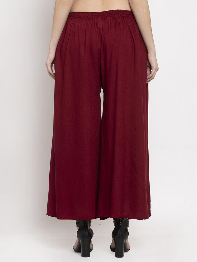combo of 2 rayon palazzo - 18595323 - Standard Image - 3