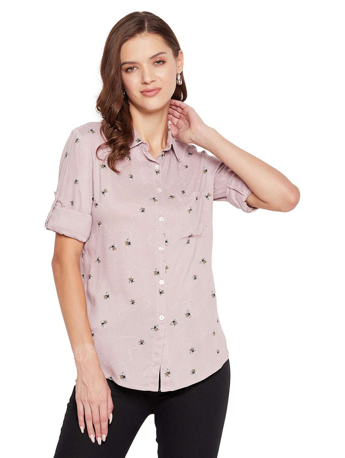printed regular shirt 