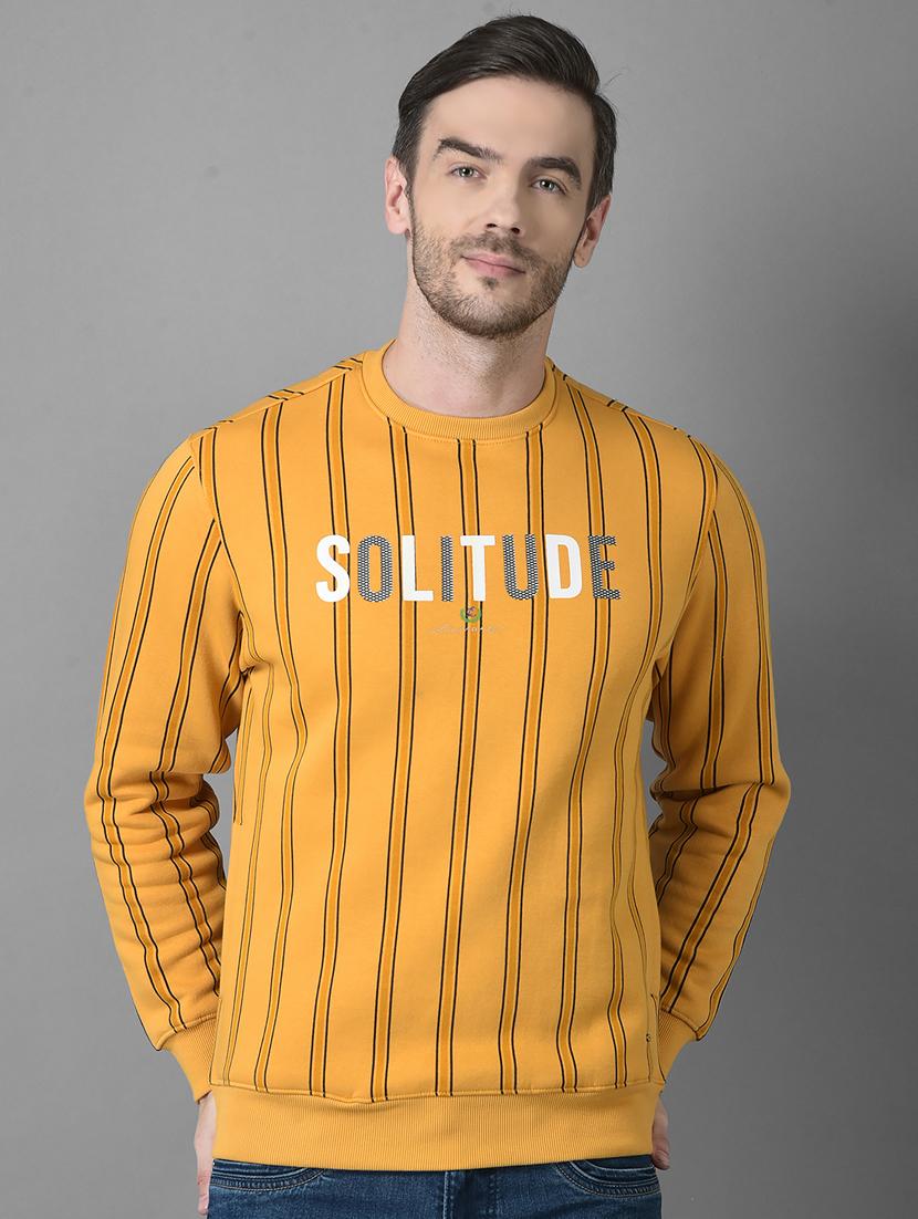 mens striped long sleeve sweatshirt