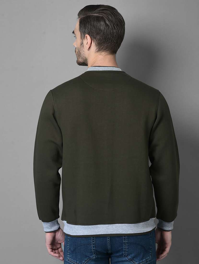 mens front print sweatshirt - 18601502 - Standard Image - 3