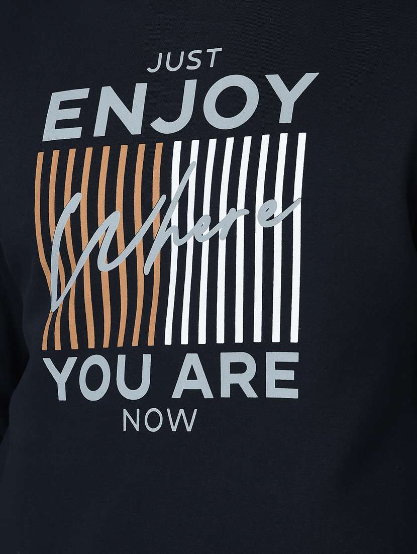 mens front print sweatshirt - 18601503 -  Standard Image - 5