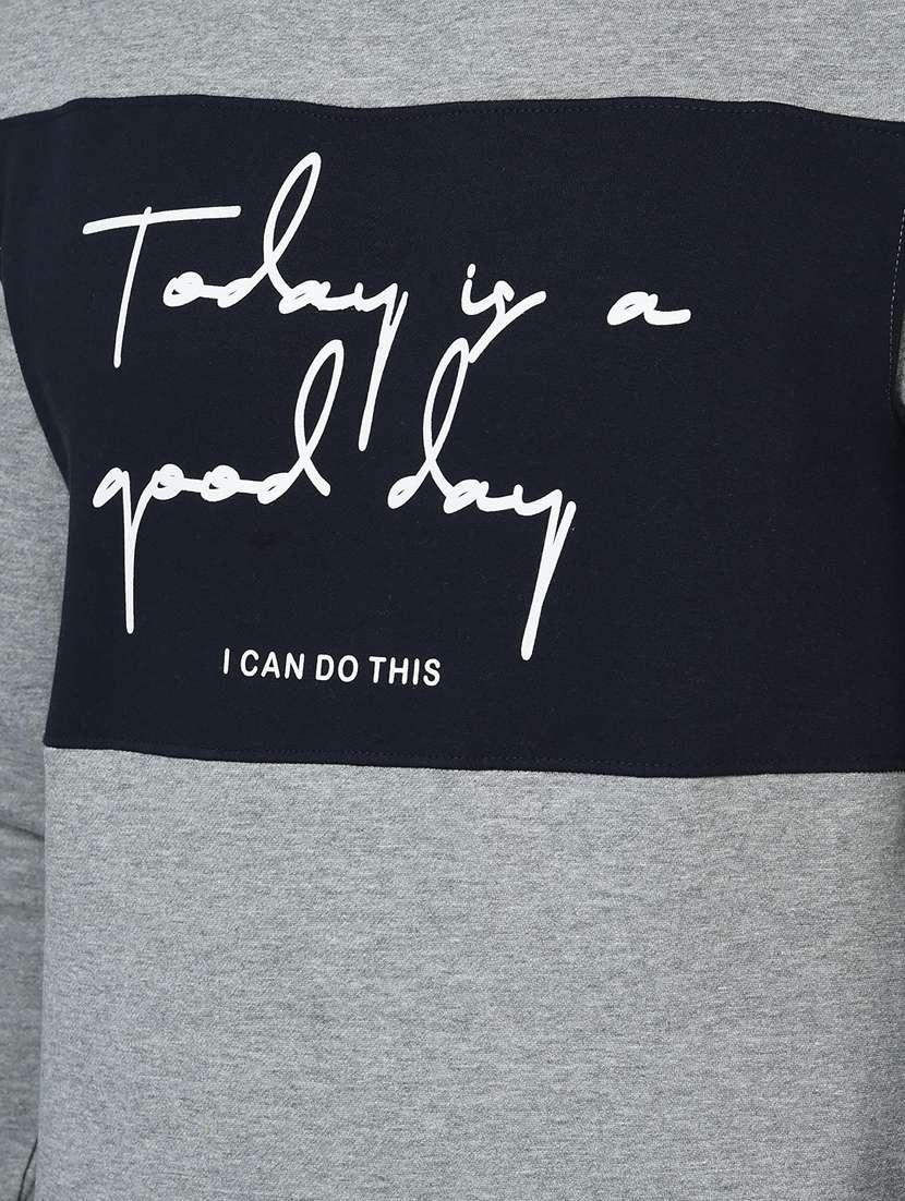 mens chest print sweatshirt - 18601504 - Standard Image - 5