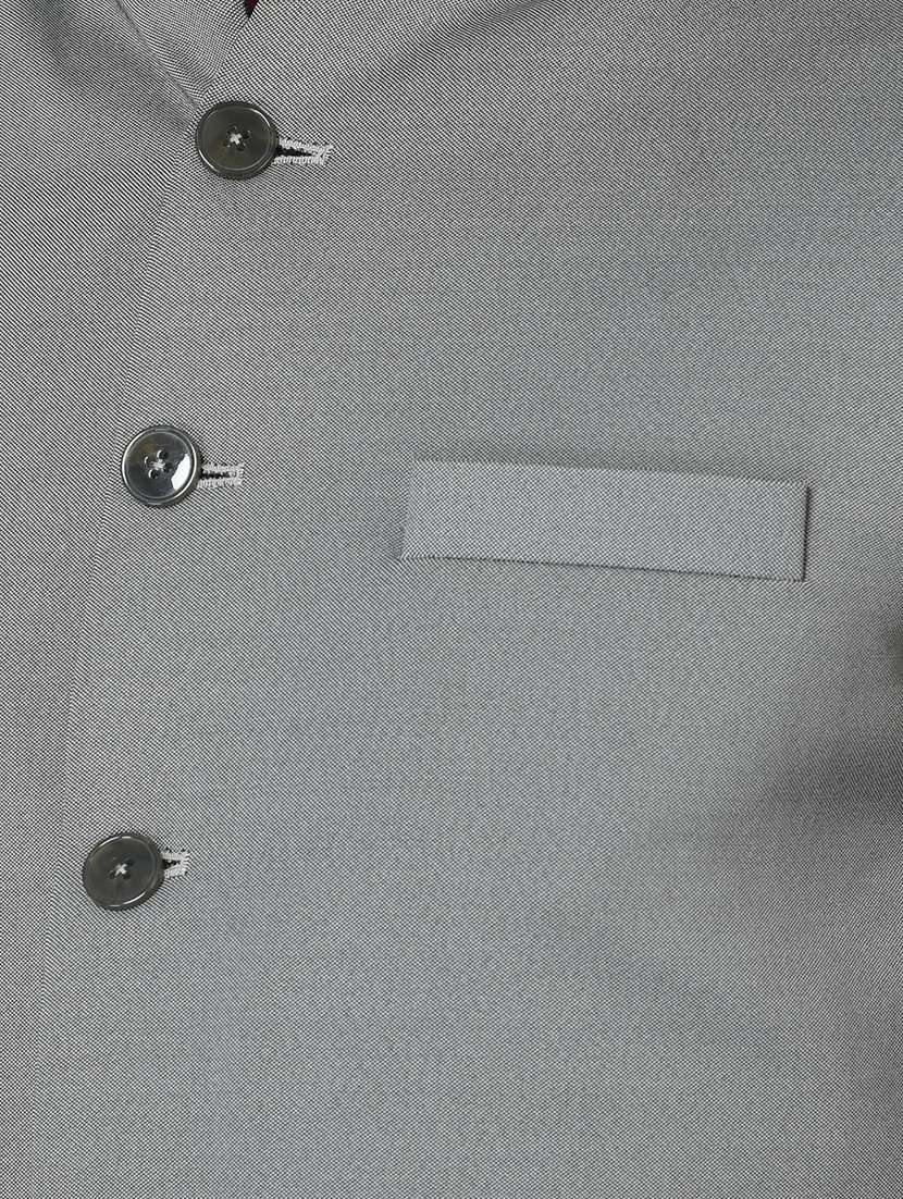 solid woolen classic nehru jacket - 18601506 -  Standard Image - 5