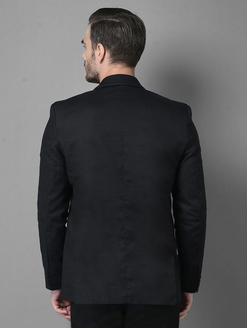solid single breasted casual blazer - 18601516 - Standard Image - 3