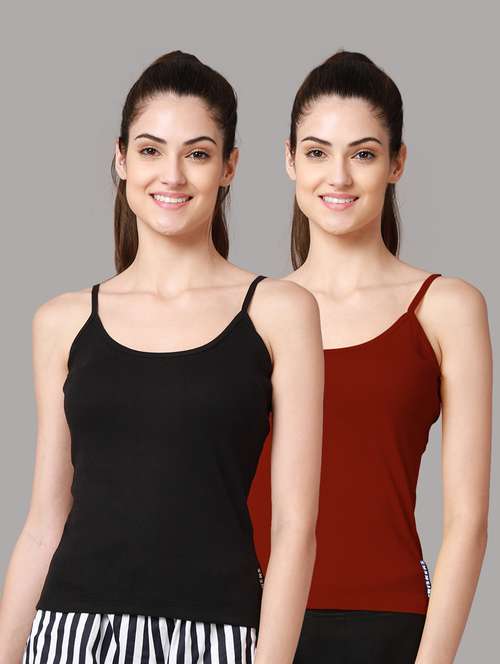 pack of 2 solid camisole - 18601665 -  Standard Image - 0