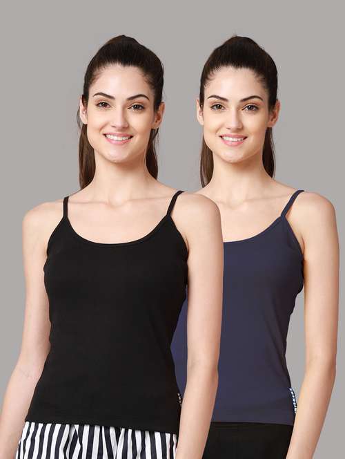 pack of 2 solid camisole - 18601668 -  Standard Image - 0