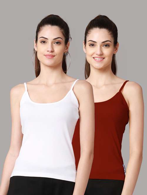 pack of 2 solid camisole - 18601679 -  Standard Image - 0