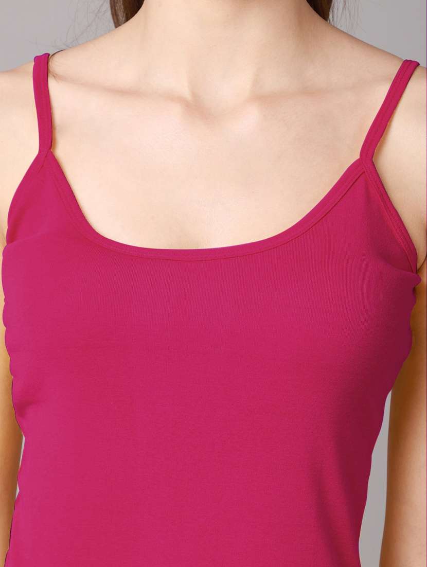 pack of 2 solid camisole - 18601699 -  Standard Image - 5