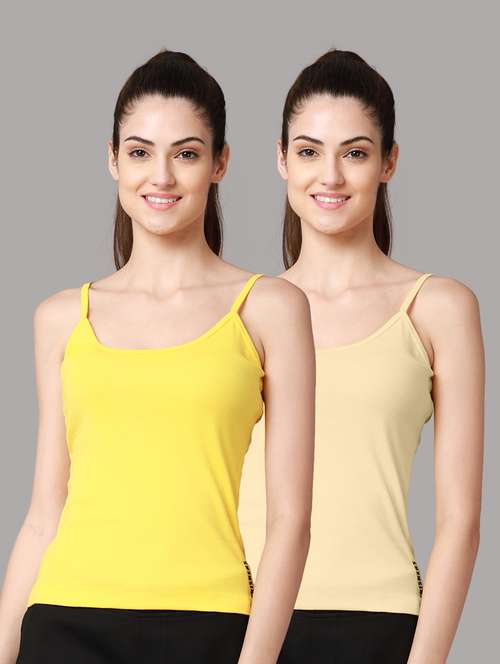 pack of 2 solid camisole - 18601722 -  Standard Image - 0