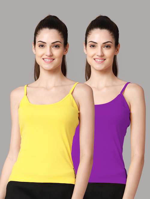 pack of 2 solid camisole - 18601727 -  Standard Image - 0