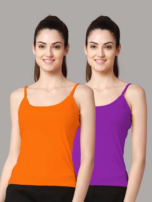 pack of 2 solid camisole - 18601744 - Standard Image - 0