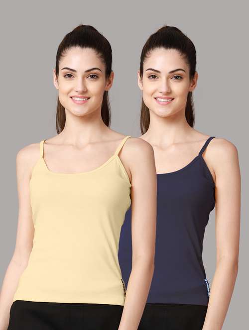 pack of 2 solid camisole  - 18601752 -  Standard Image - 0