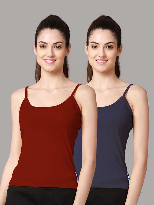 pack of 2 solid camisole  - 18601767 -  Standard Image - 0