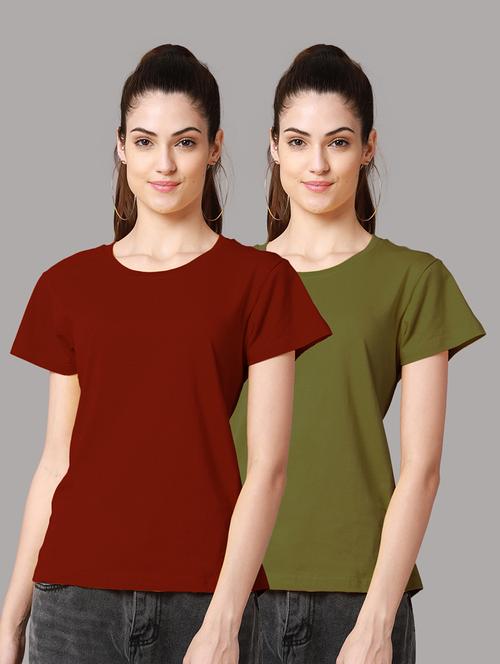 pack of 2 solid regular tee - 18601908 -  Standard Image - 0