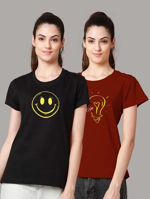 pack of 2 graphic regular tee - 18601941 -  Standard Image - 0