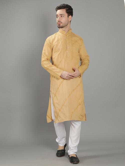 embroidered long kurta - 18602019 - Standard Image - 0