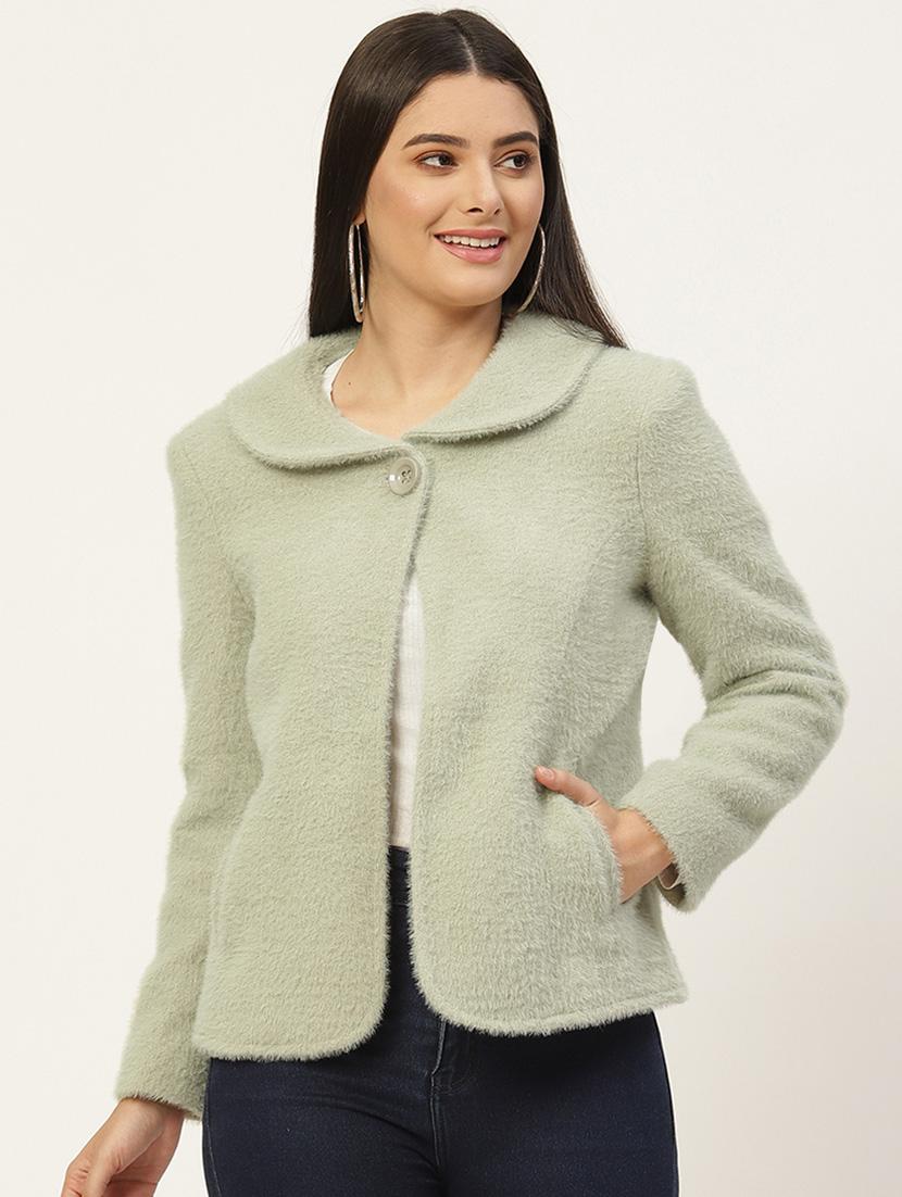 beige wool regular coat - 18602064 -  Zoom Image - 0