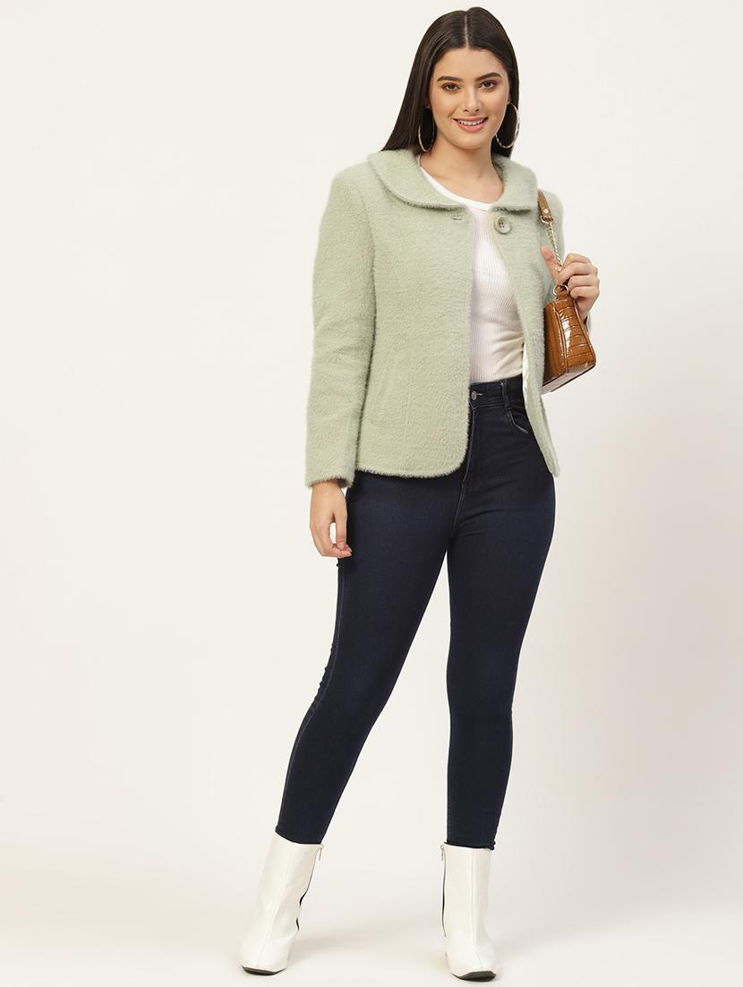 beige wool regular coat - 18602064 - Standard Image - 3