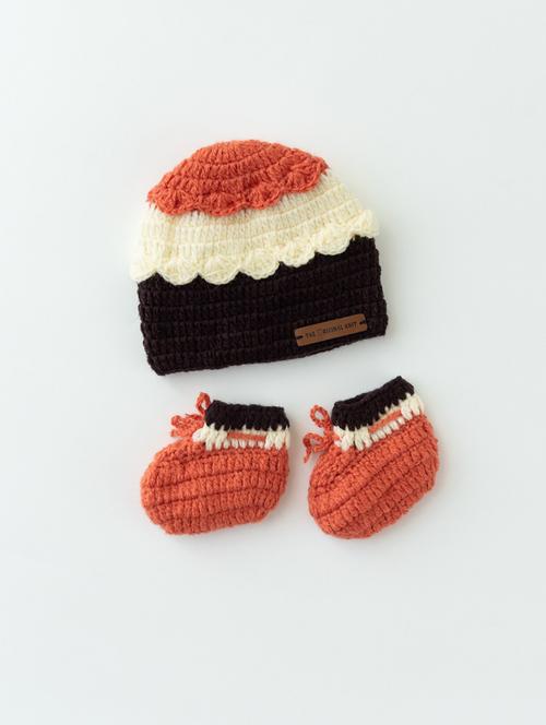 boys self design hat and shoes combo set  - 18602361 -  Standard Image - 0