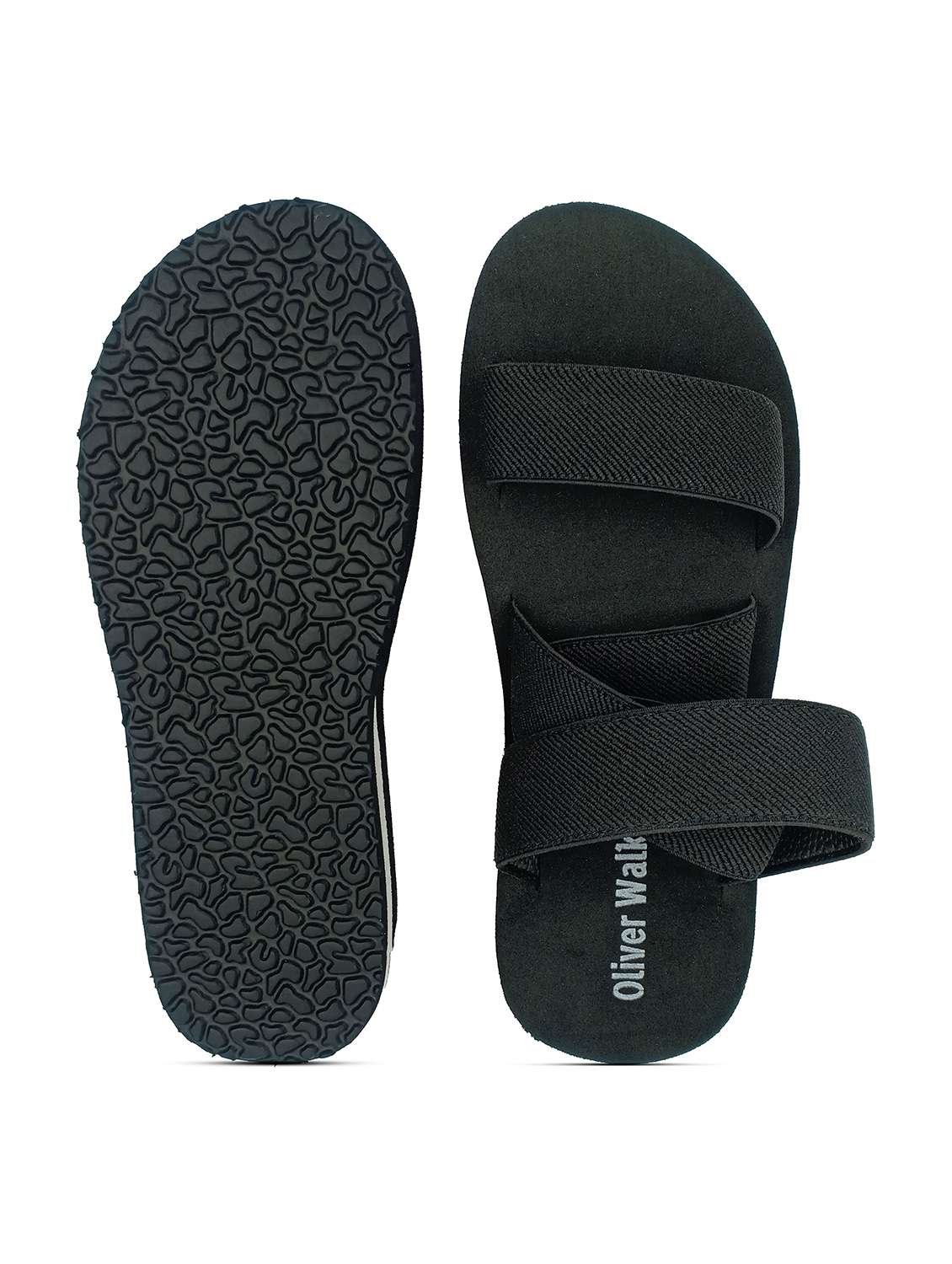 women black back strap sandal - 18603755 -  Standard Image - 3