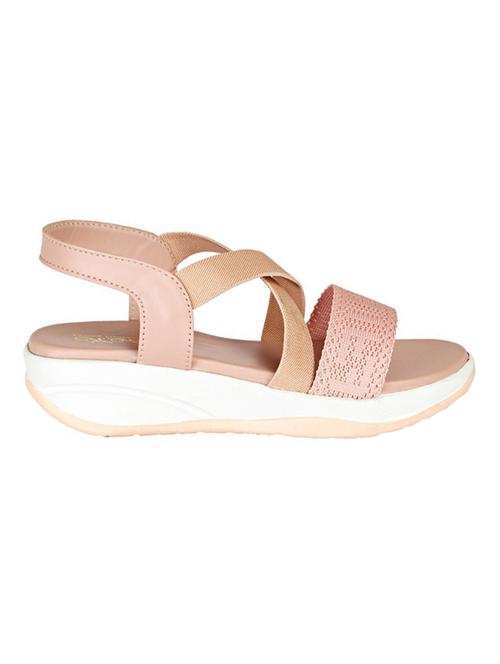 women pink back strap wedge - 18606154 -  Standard Image - 0