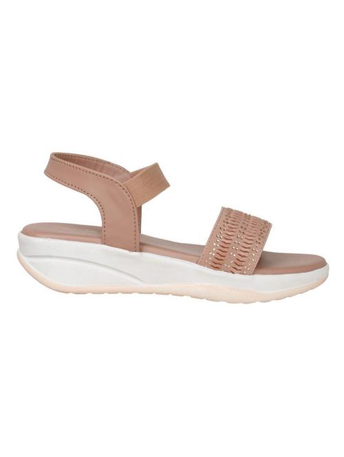 women pink back strap wedge - 18606169 -  Standard Image - 0