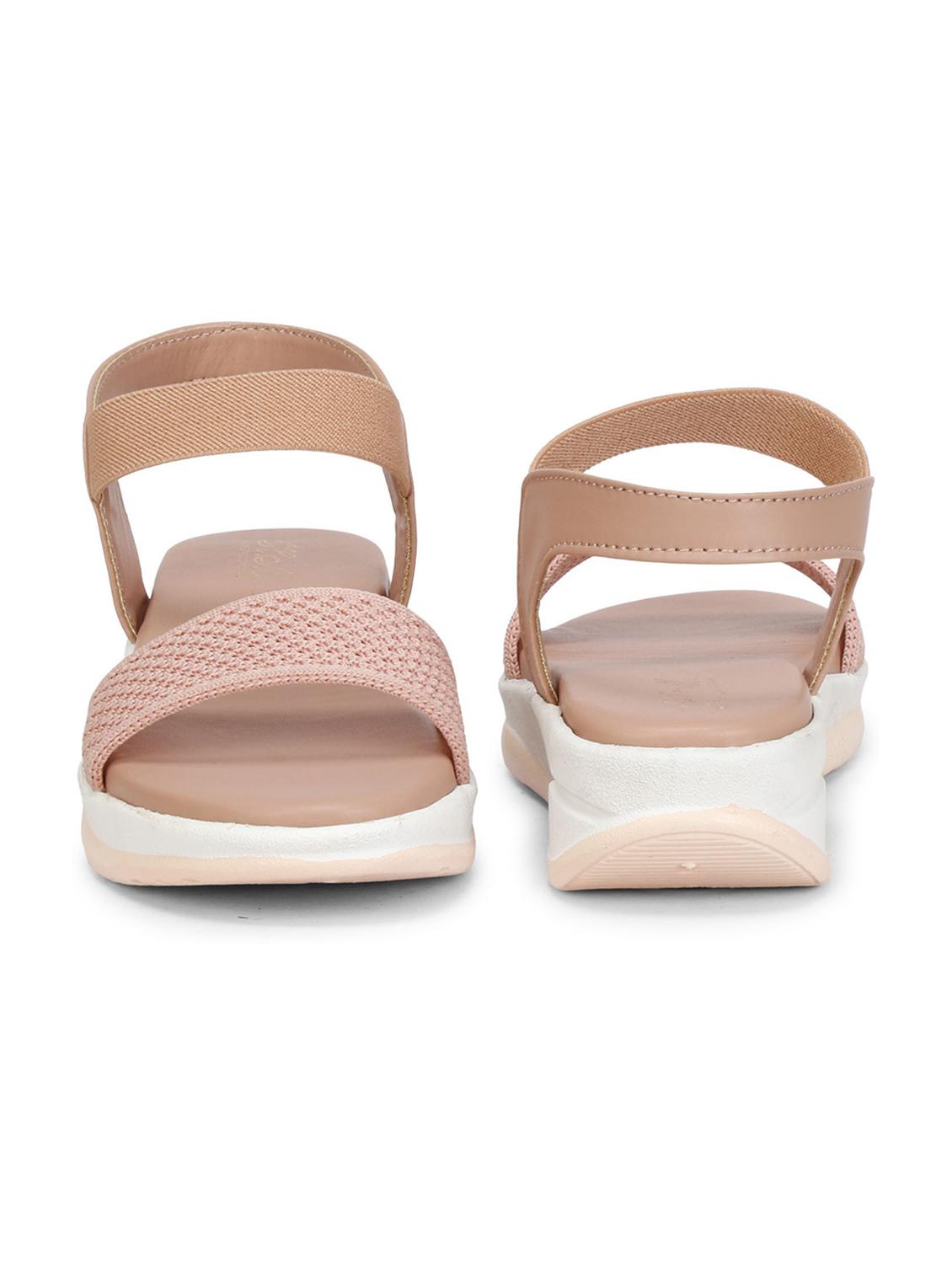 women solid back strap wedge - 18606215 - Standard Image - 3