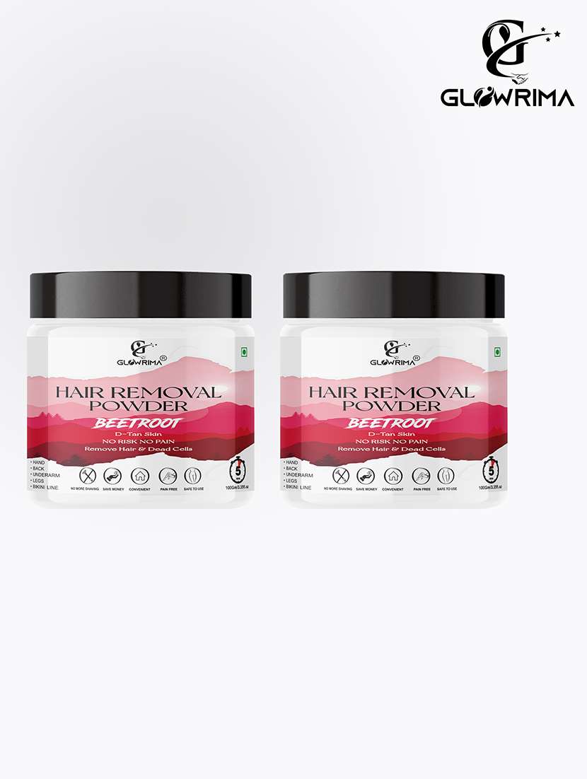 glowrima activated hair removal powder
