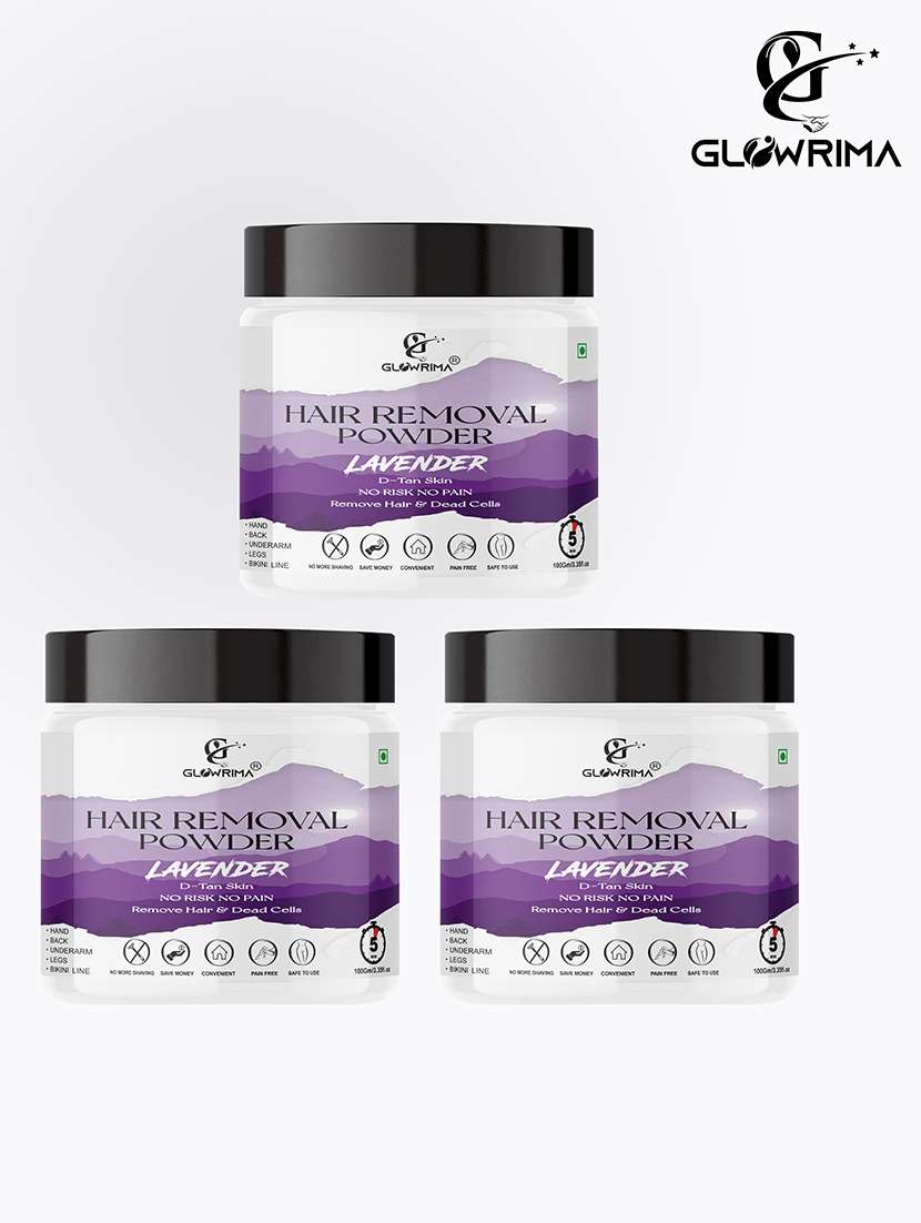 glowrima activated hair removal powder