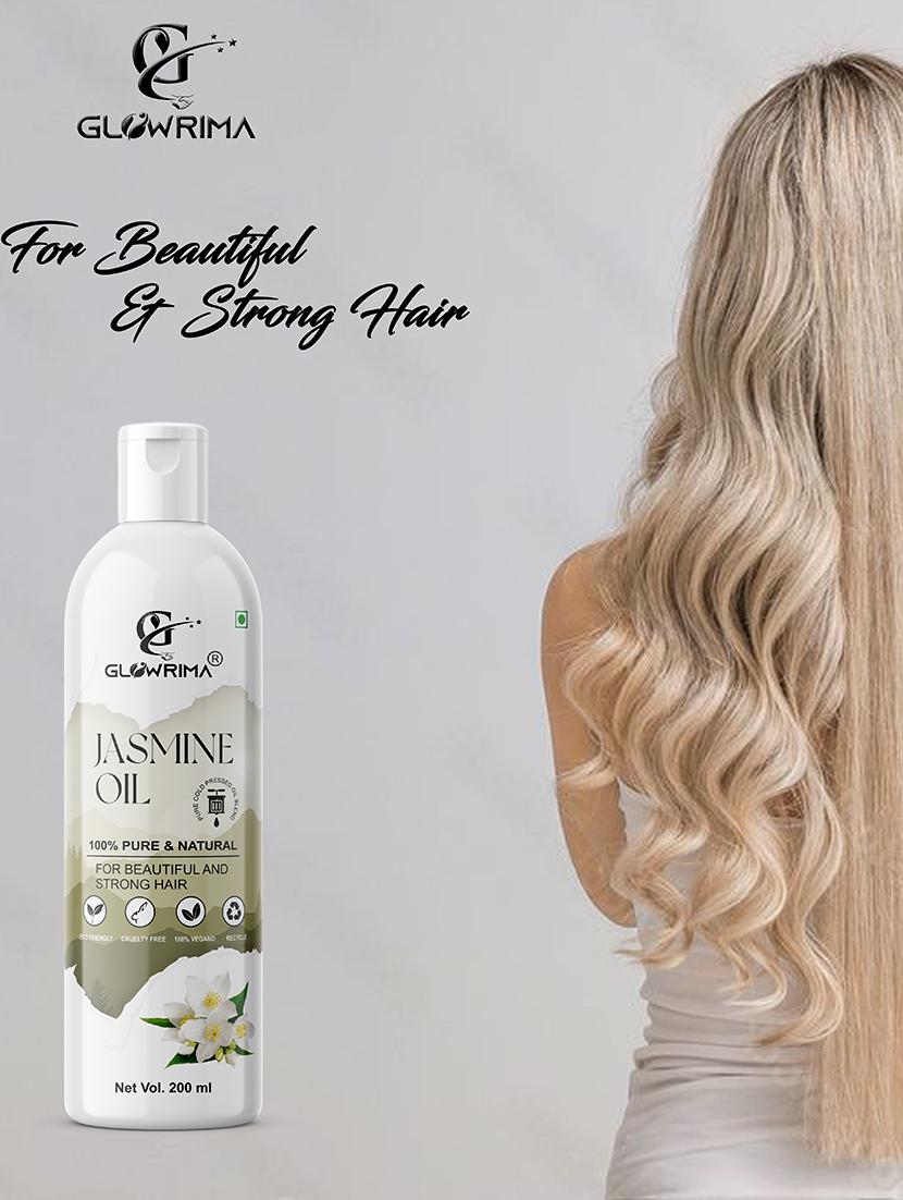 glowrima 100% pure & natural jasmine oil for softer hair & skin nourishment 200ml (pack of 1) - 18608042 - Standard Image - 3