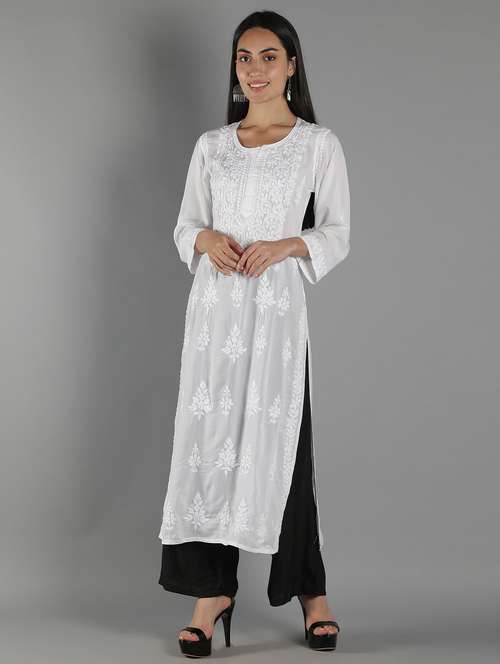 women's straight kurta - 18616426 - Standard Image - 0