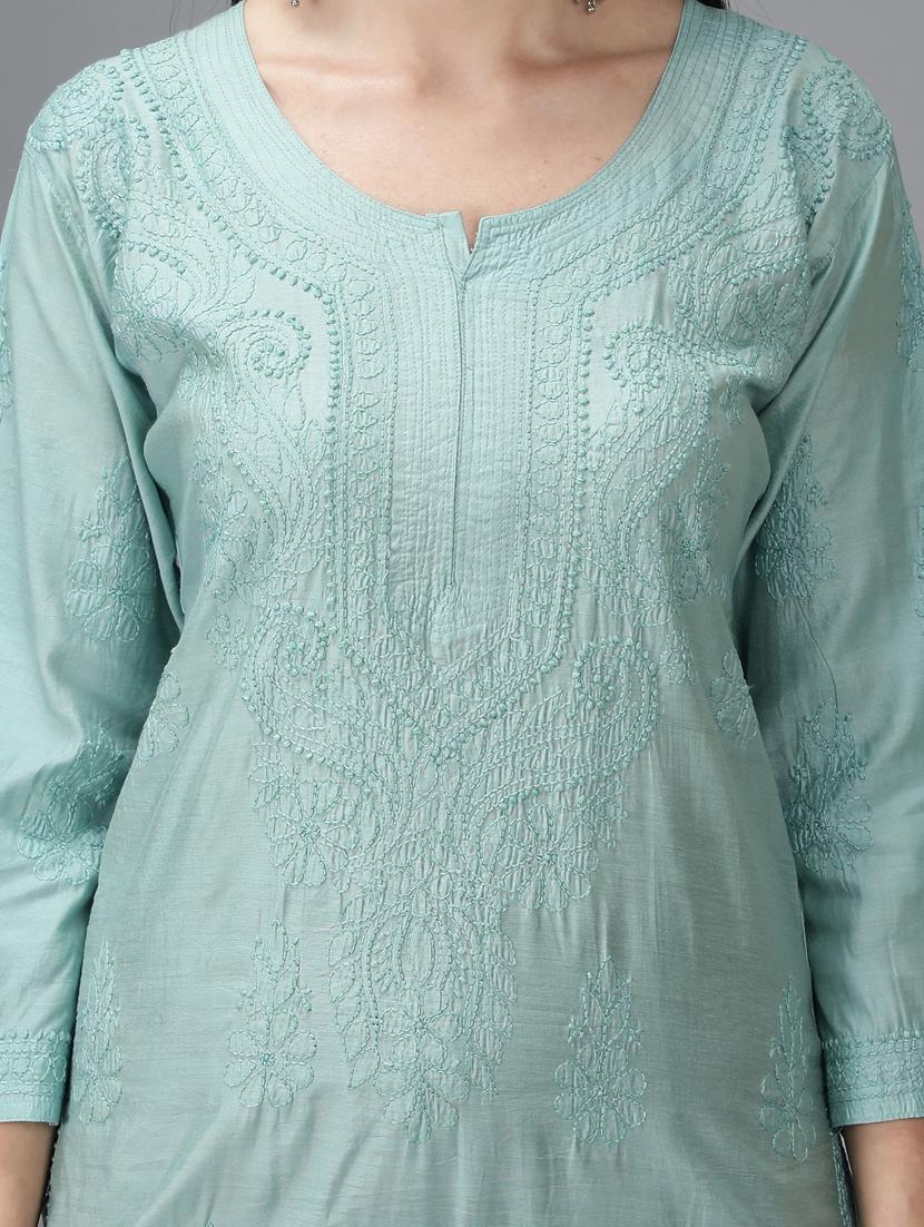 women's straight kurta - 18616440 - Standard Image - 5