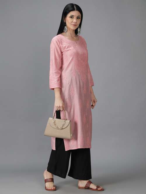 women's straight kurta - 18616441 - Standard Image - 0