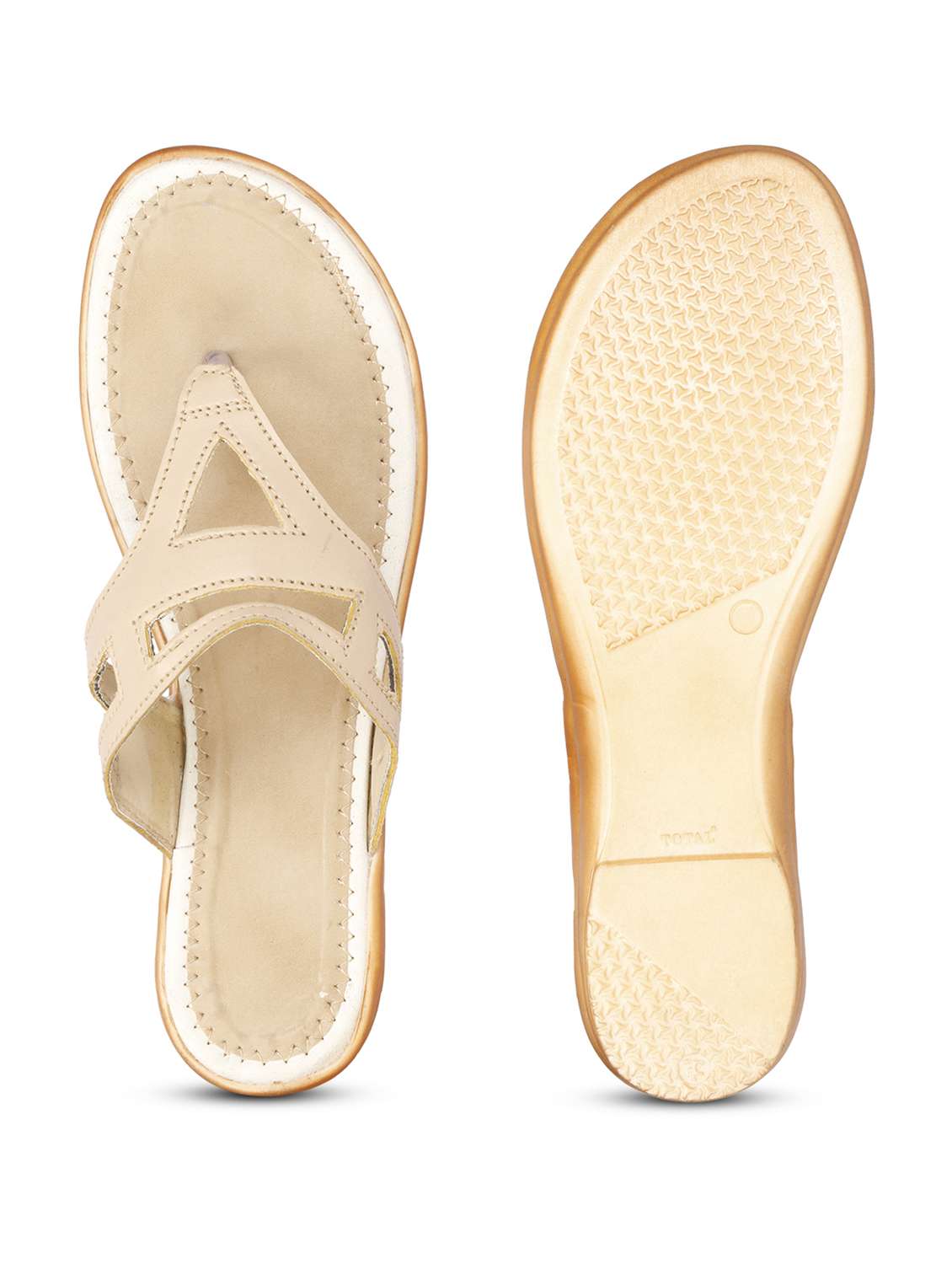 women solid toe separator sandal - 18618126 - Standard Image - 3