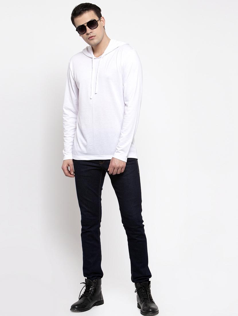 solid hooded t-shirt - 18618145 - Standard Image - 3