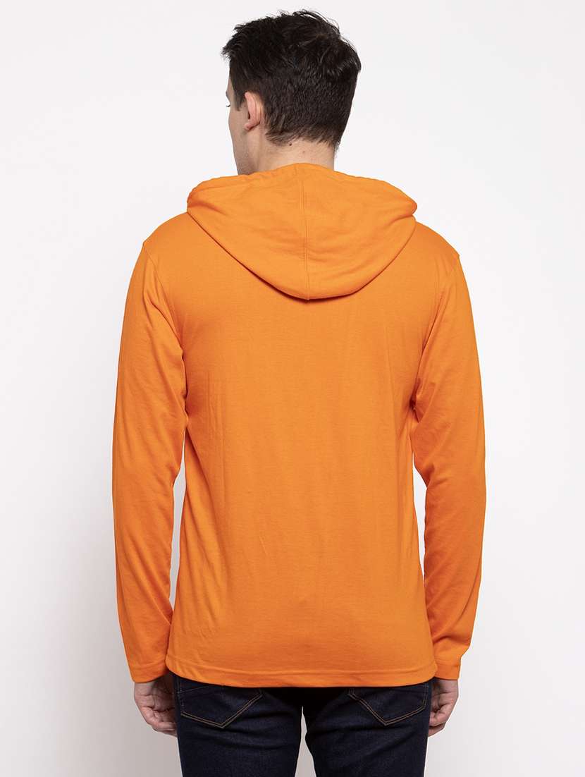 solid hooded t-shirt - 18618149 - Standard Image - 3