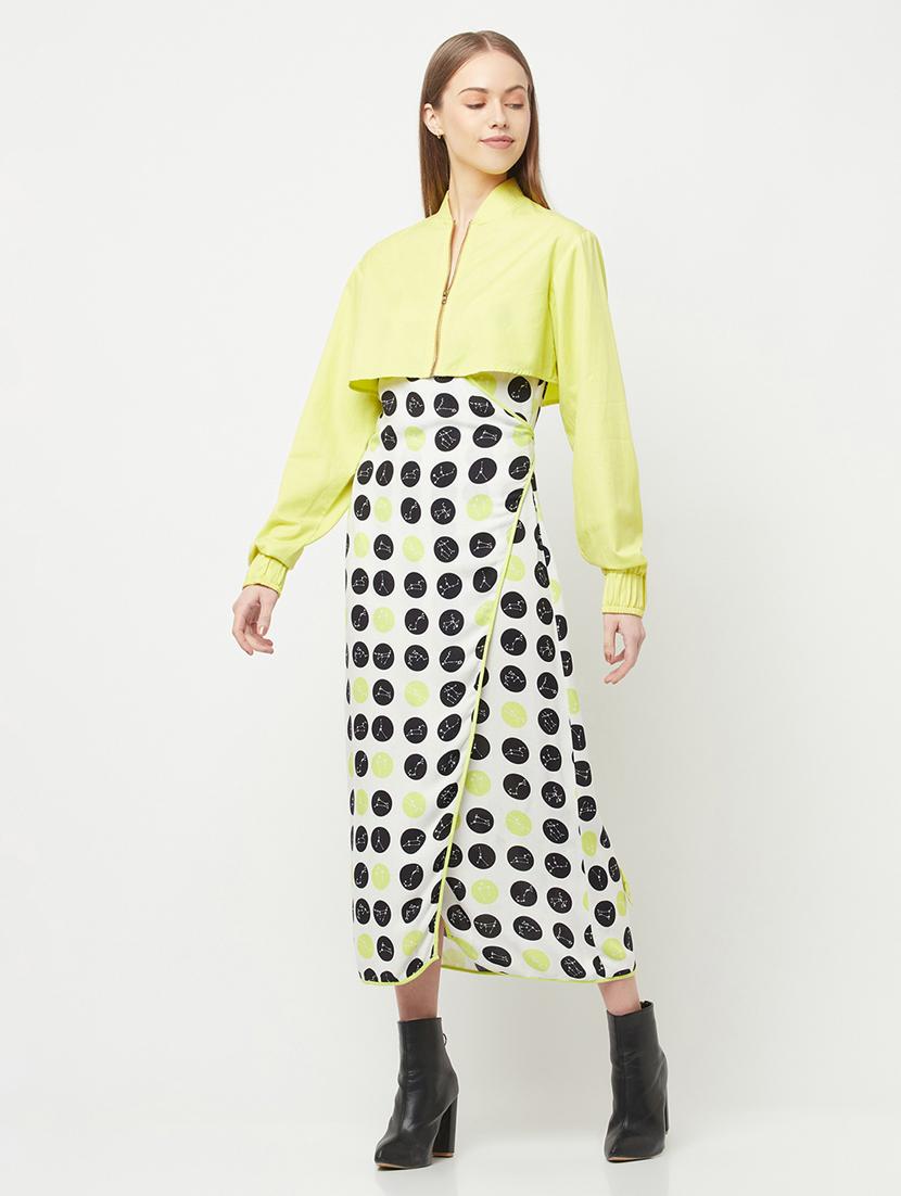 women's wrap geometric dress - 18621212 - Zoom Image - 0
