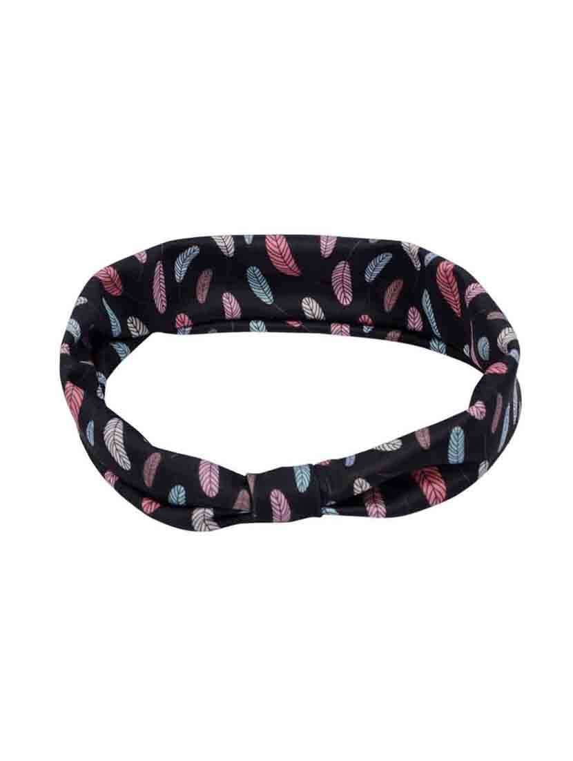 Black Printed Hairband 