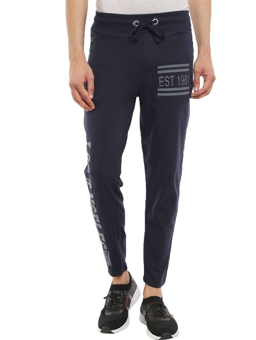 solid full length track pant