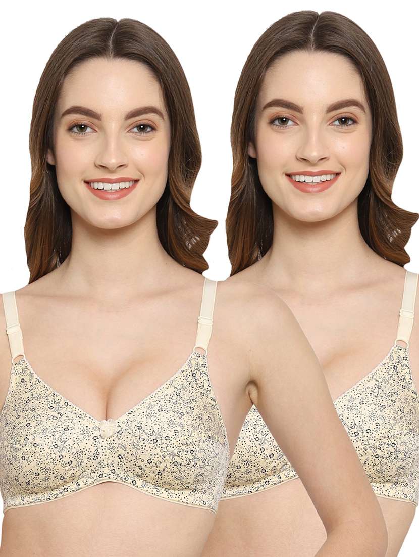 pack of 2 non padded t-shirt bra
