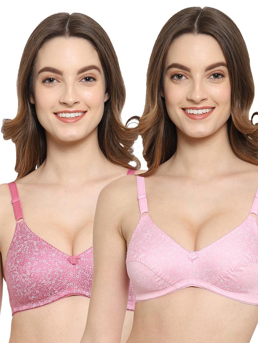 pack of 2 non padded t-shirt bra